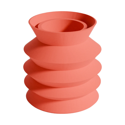 Brescia design vase red edition