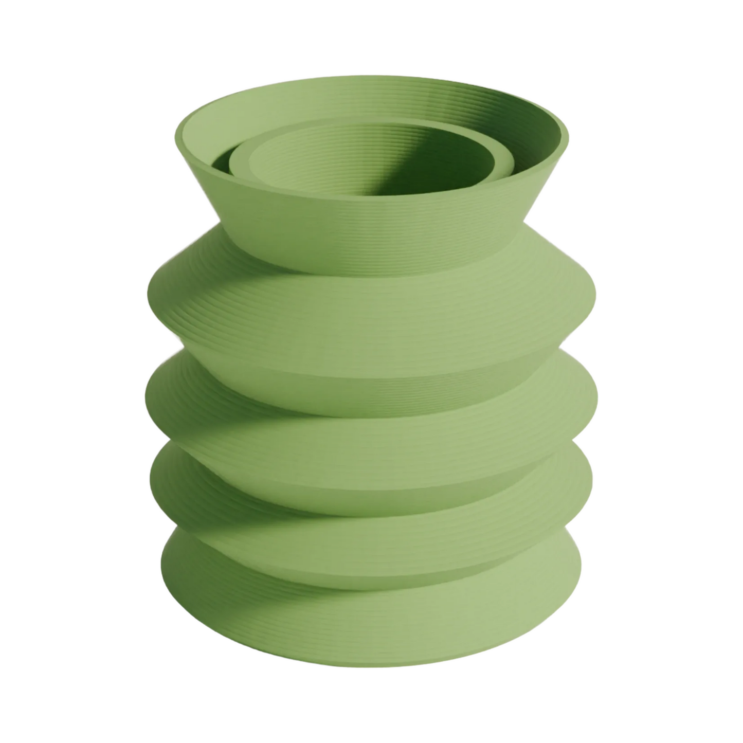 Brescia design vase green edition
