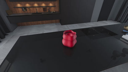 Macerata design vase red edition